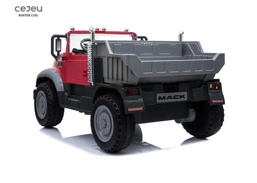 Licensed 12v Ride On Dump Truck 2 Seater 8km/Hr Power Display