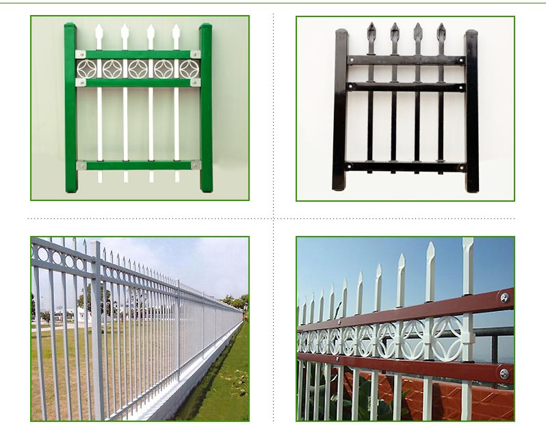 spear top pickets steel fence