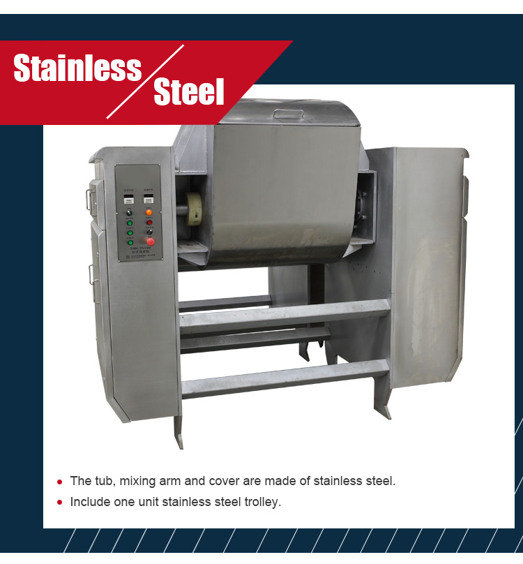 15Kw 30Rpm Professional Electric Stand Food Heavy Dough Mixer Machine Spiral Commercial Industrial Dough Horizontal Mixer