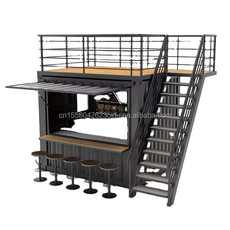 Steel Structure Frame Welded Modern Design Style 20ft Simple and Luxurious Garden House Flat Packaging Assembled Container Mobile House