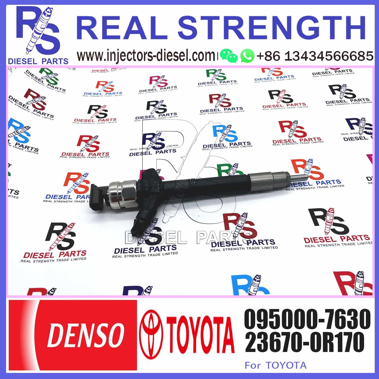 Diesel Fuel Engine Injector 095000-7630 23670-0R170 Engine High Pressure Pump Engine Injection Injector 095000-7630