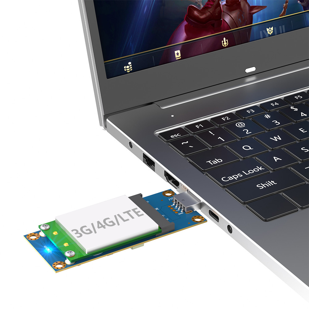 Mini PCI-E PCIe 52Pin to USB 2.0 Wireless Module Adapter Riser Card with SIM Slot VER 5.0 For 3G 4G WWAN LTE GSM Modem