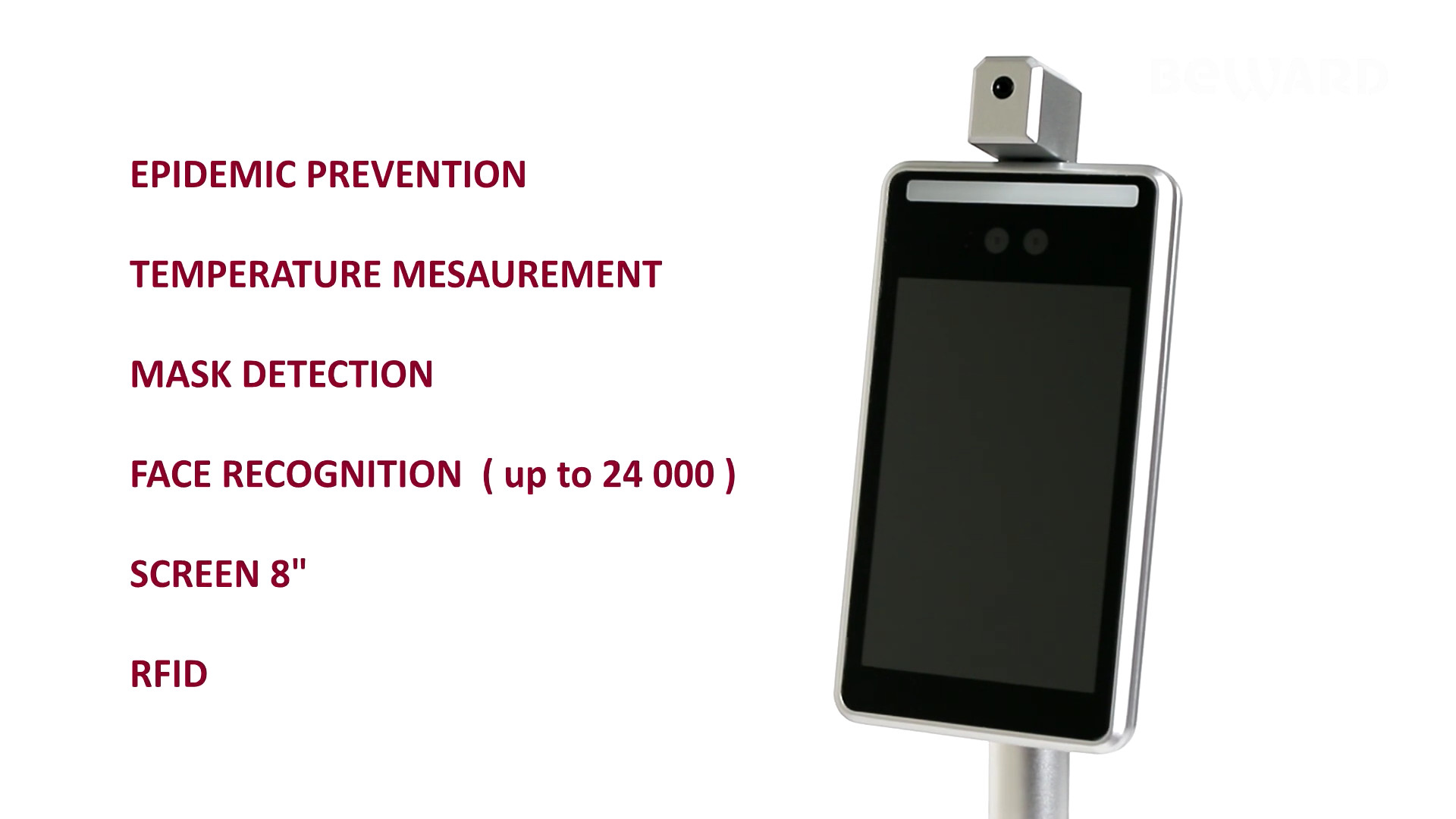 Infrared Touchless Face Recognition Temperature Measurement Device