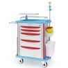 Buy cheap Easy Clean Emergency Crash Trolley / Medical Carts On Wheels With Drawer from wholesalers