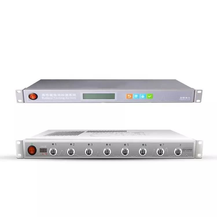 5V 10mA Battery Testing Equipment 8 Channel Coin Cell Battery Tester Analyzer