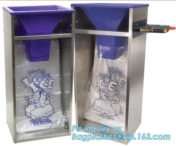 BIODEGRADABLE, COMPOSTABLE FRESH ice bag, insulated ice cream carry cooler bag,