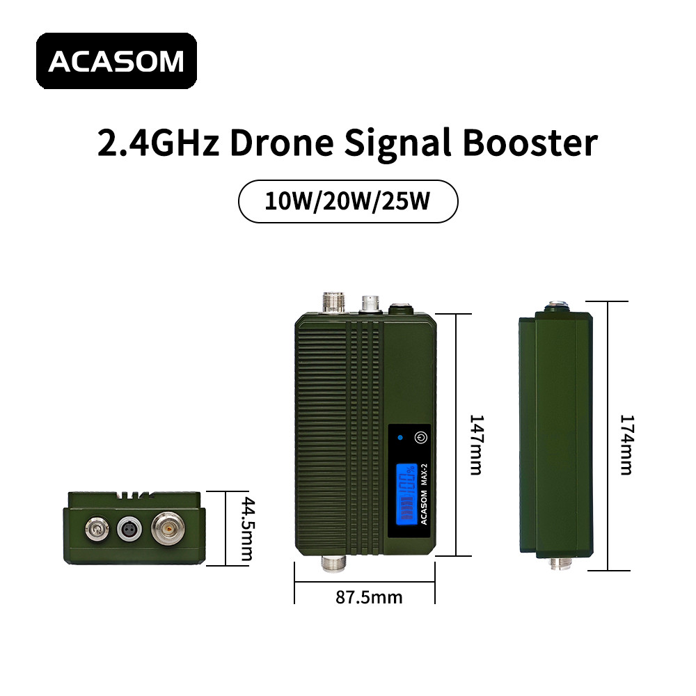 Commercial 40dBm 10W Drone 2.4 Ghz Signal Booster For Extended Range