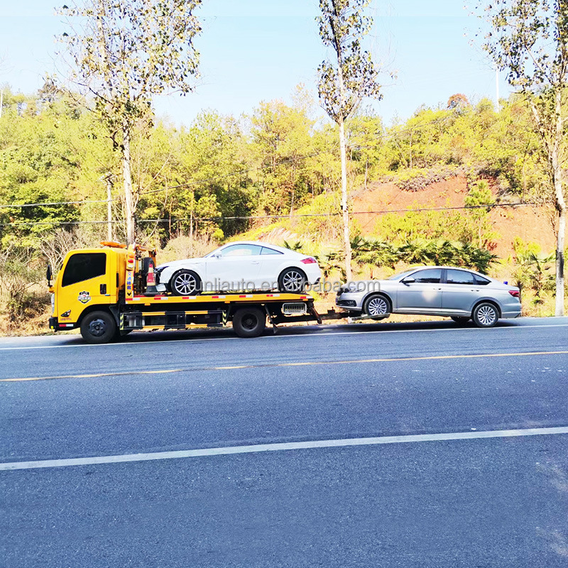 Factory ISUZU Recovery Truck Small Mini Flatbed Platform Wrecker Towing Truck Light Duty Tow Wrecker Truck Tow Wrecker Body