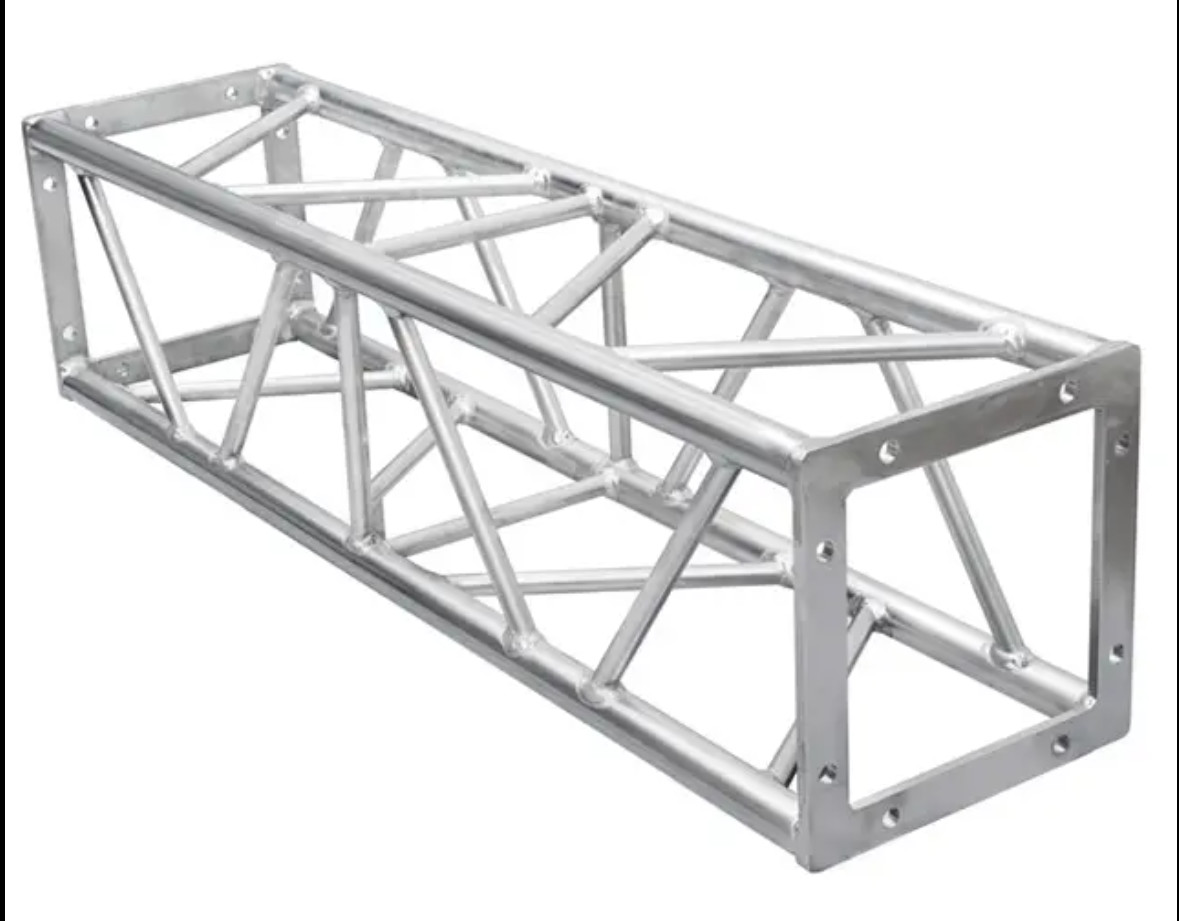 Square Concert Stage Lighting Truss Customized Portable Aluminum Screw Truss