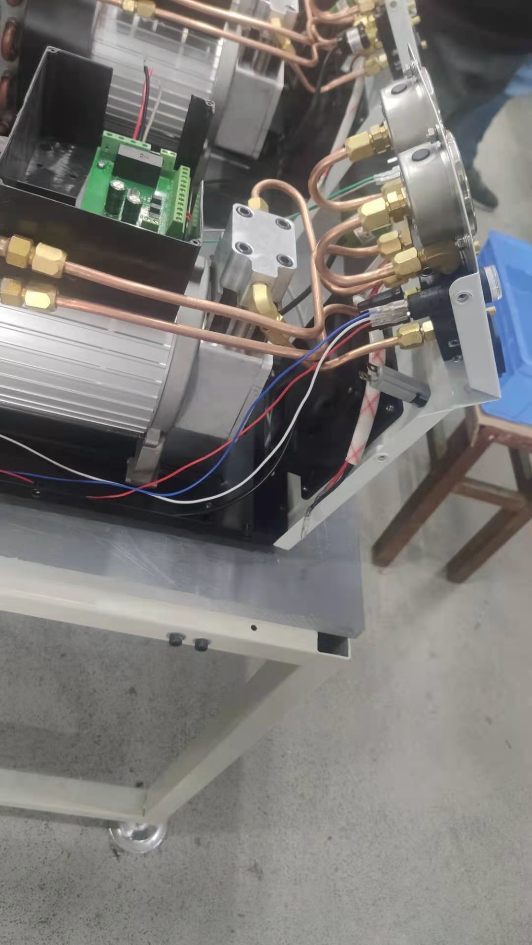 Portable Freon Recovery Hvac Reclaim Machine Zlrr-1a With Air Cooled Compressor