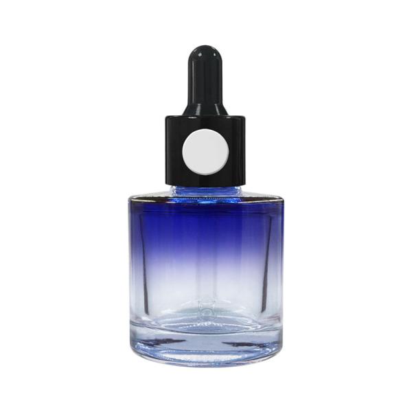 30ml 20ml 15ml Button Dropper Bottle Cosmetic Packaging Essential Oil Glass