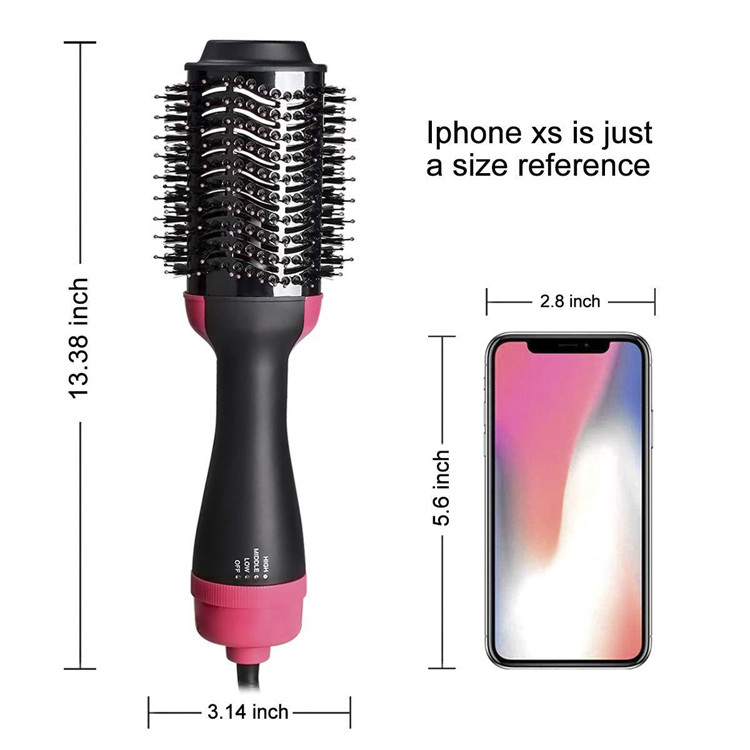 Ceramic Coating Electric One Step Hot Air Brush For Home Use