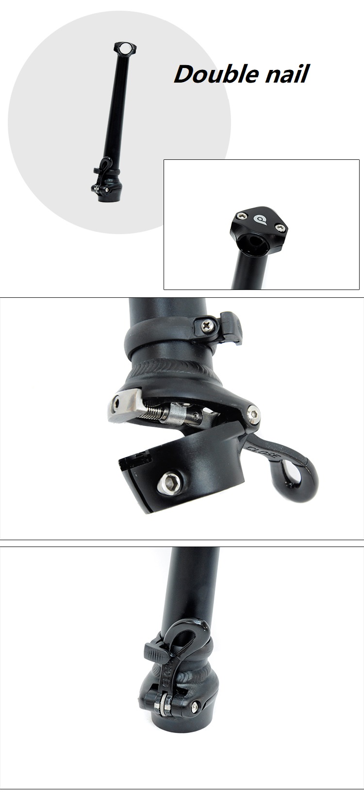 Folding Bike Handlebar Cycling Styles Bicycle Stem 25.4mm Modern Stable 15 25mm Height