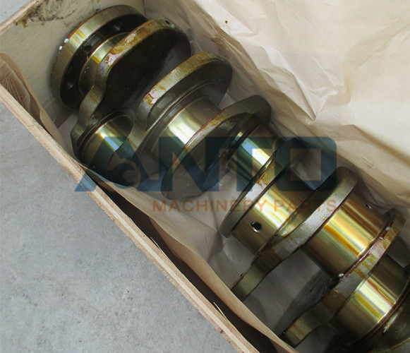 Heatproof Excavator Custom Forged Crankshaft 261-1544 For D6R D7R Bulldozer