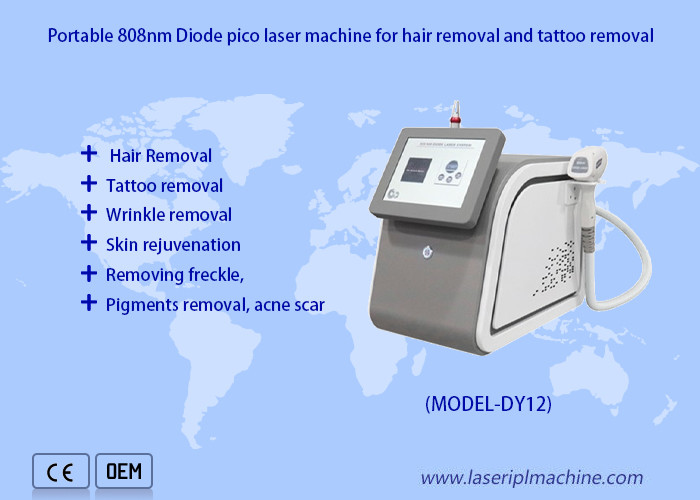 2 In 1 Pico Laser Diode Hair Removal And Picosecond Laser Tattoo Removal Machine