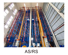 Warehouse Smart Automatic Rack System with Stacker Crane Cargo Lifter