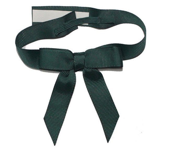 3Inch Personalized Tie satin ribbon bow , Floral , Elastic , twist tie gift bow