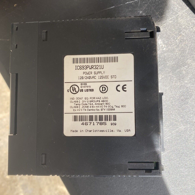 IC693PWR321U GE Fanuc 120/240VAC Power Supply Digital Input Module