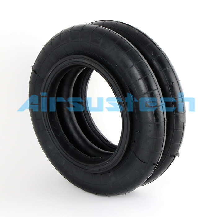W01-358-7929 Firestone Double Convolutions Rubber Steel Air Bags With Blind Nuts Heavy Duty Vehicles
