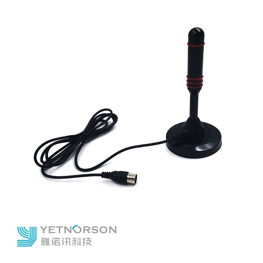 Indoor Tv Antenna 50 Miles Amplified Hd Digital Adapter with IEC Connector 30g Weight