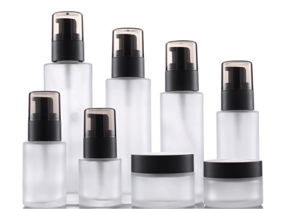 Transparent Frosted Empty Cosmetic Perfume Lotion Bottle and Cream Jar with