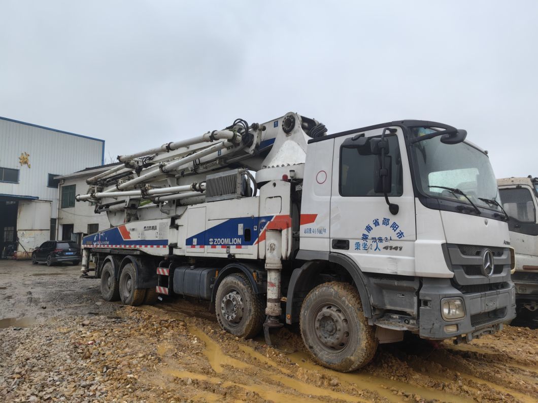 2014 Zoomlion 49m Concrete Pump Trcuk Mercedes Benz Chassis