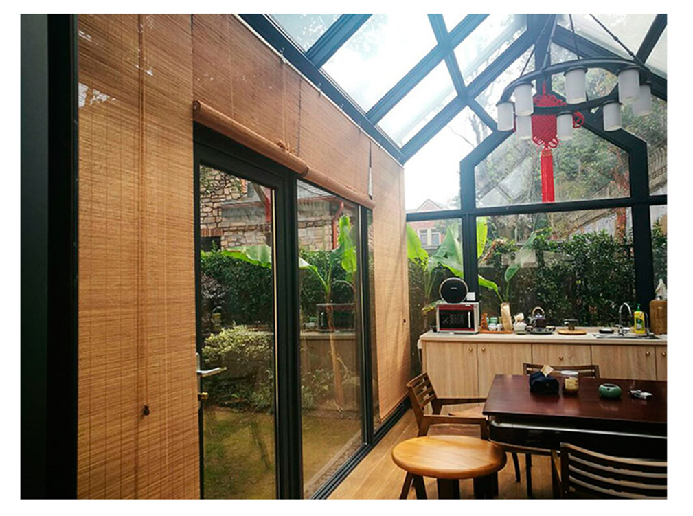 Sunshade Hotel Type Curtains , Balcony Bamboo Blinds For Tea Room Study Office Hotel