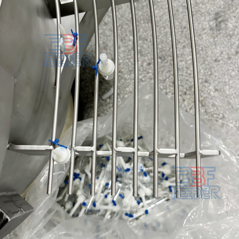 Automated Vibrating Bowl Feeder Big Size Medical Industry Dropping Bottle Parts Feeder