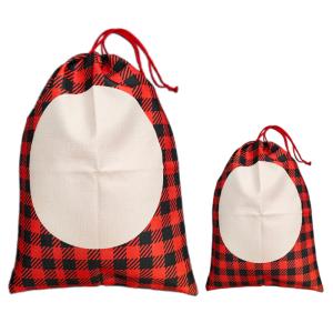 Personalized Reusable Christmas Bags Candy Bags Custom Santa Sacks Sublimation
