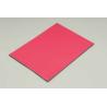 Buy cheap Rose Red Antibacterial PE Aluminum Composite Panel Interior Wall Paneling 244cm from wholesalers