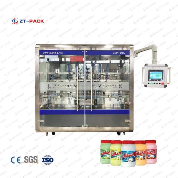 50-1000ml Servo Based Liquid Filling Machine 50hz Hand Sanitizer Bottling