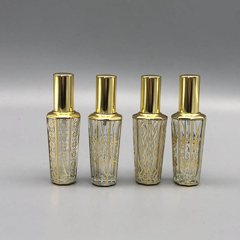 15ML Electroplated UV High-Grade Perfume Bottle, Perfume Water Bottle, Anodized Glass Bottle, Refined Cosmetics Spray Bo