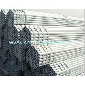 China Good quality building engineering use Q235 scaffolding pipe, galvanized scaffold tube 48.3mm O.D BS1139, BS1387 6000mm L on sale