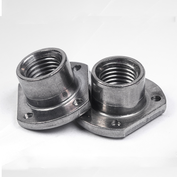 JIS B 1196 Inch Thread 7/16-20 T-Type Welding Nut Car Seat Belt Nut 4.8 Class 10 Class Hardened T-Style Weld Nuts