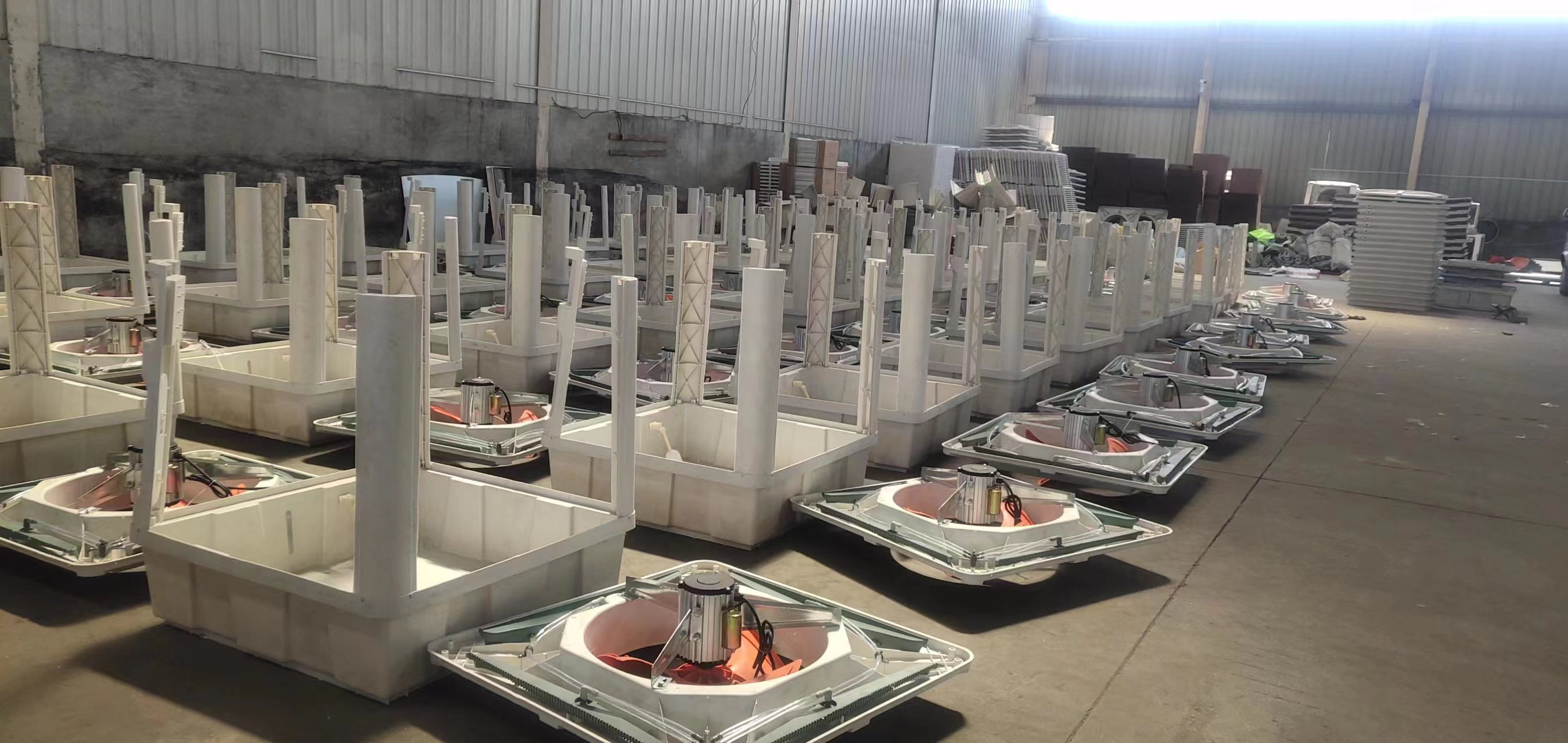 2.2KW Plastic Material Water Evaporative air Cooler Fan for Poultry Farm, Industrial Fan