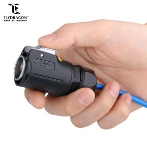 High Quality Outdoor 8P8C RJ45 Plug and Dual Port Socket,Waterproof Panel Mount