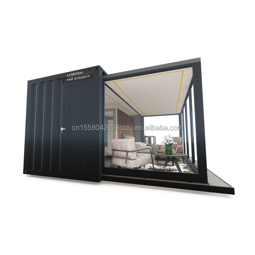 Customized Color EU Portable 20ft Expandable Container House for Couples or Hotel and Aluminum Alloy Windows