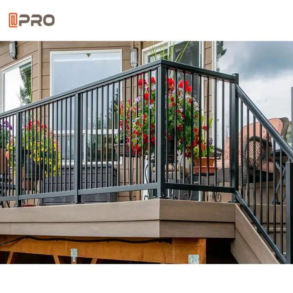 Easily Assembled Security Aluminum Balustrade Boundary Wall Fence Privacy