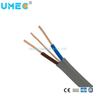 China 6242y Earth Wire BVVB Wire with Copper Conductor and PVC Insulation Abd Sheath Free Sample on sale