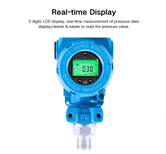 Quality Accurate and Stable Differential Pressure Transmitter with 4-20mA and RS-485 Communication Interface for sale