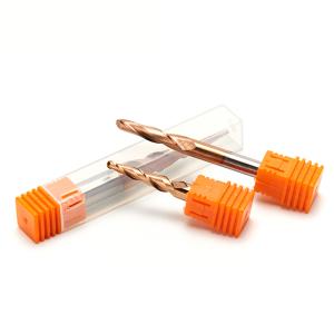 55HRC Carving Bit TiAIN Coating Engraving Machine Meta End Mill