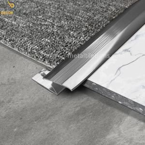  Shiny Silver Carpet Transition Strip Tile To Carpet 3000mm Length Manufactures
