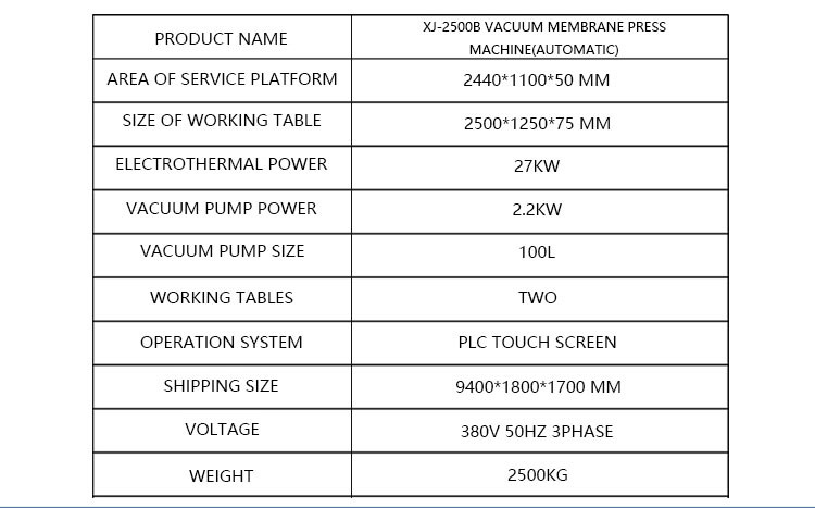 380V 50Hz 3 Phase Vacuum Press Machine Rapid Automatic Hot Press Machine