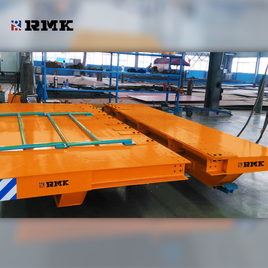 Industrial 10T Rail Transfer Trolley Stainless Steel Motorized