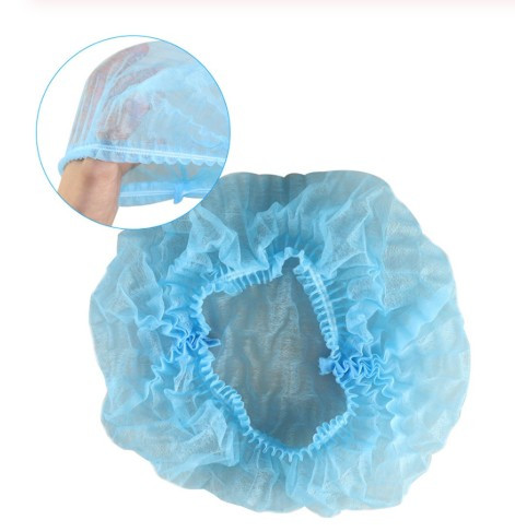Surgical Disposable Non Woven Bouffant Head Cover For Doctor