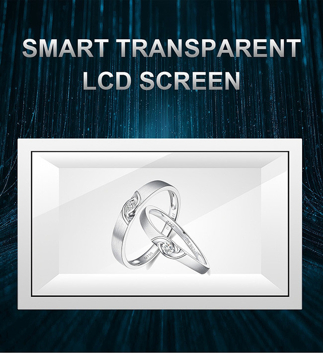 Interactive Transparent LCD Display Box For Jewelry & Luxury Products