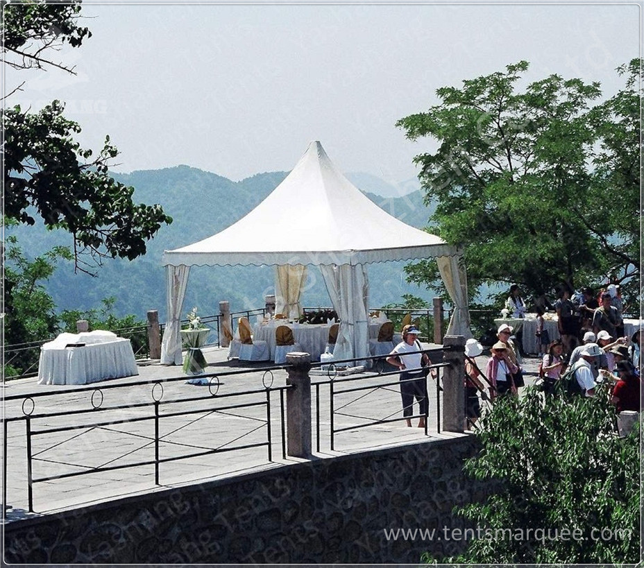Garden 5X5 Small Portable Gazebo Tent Pagoda With Galvanized Steel Connector