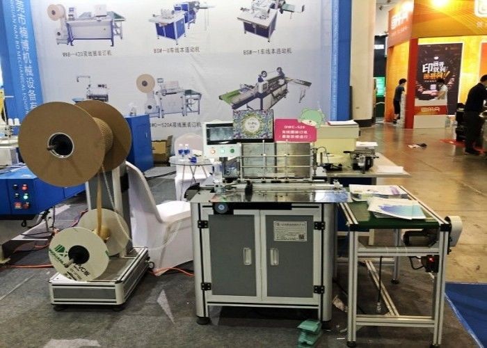 Max Binding Width 507mm Double Loop Wire Binding Machine With Side Margin Control