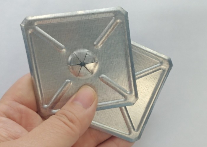 64mmX64mm SS 316 Square Insulation Speed Clips For Power Plant