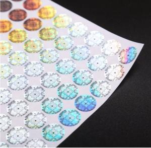  Customized Size Anti Fake Sticker Self Adhesive Hologram Label Manufactures